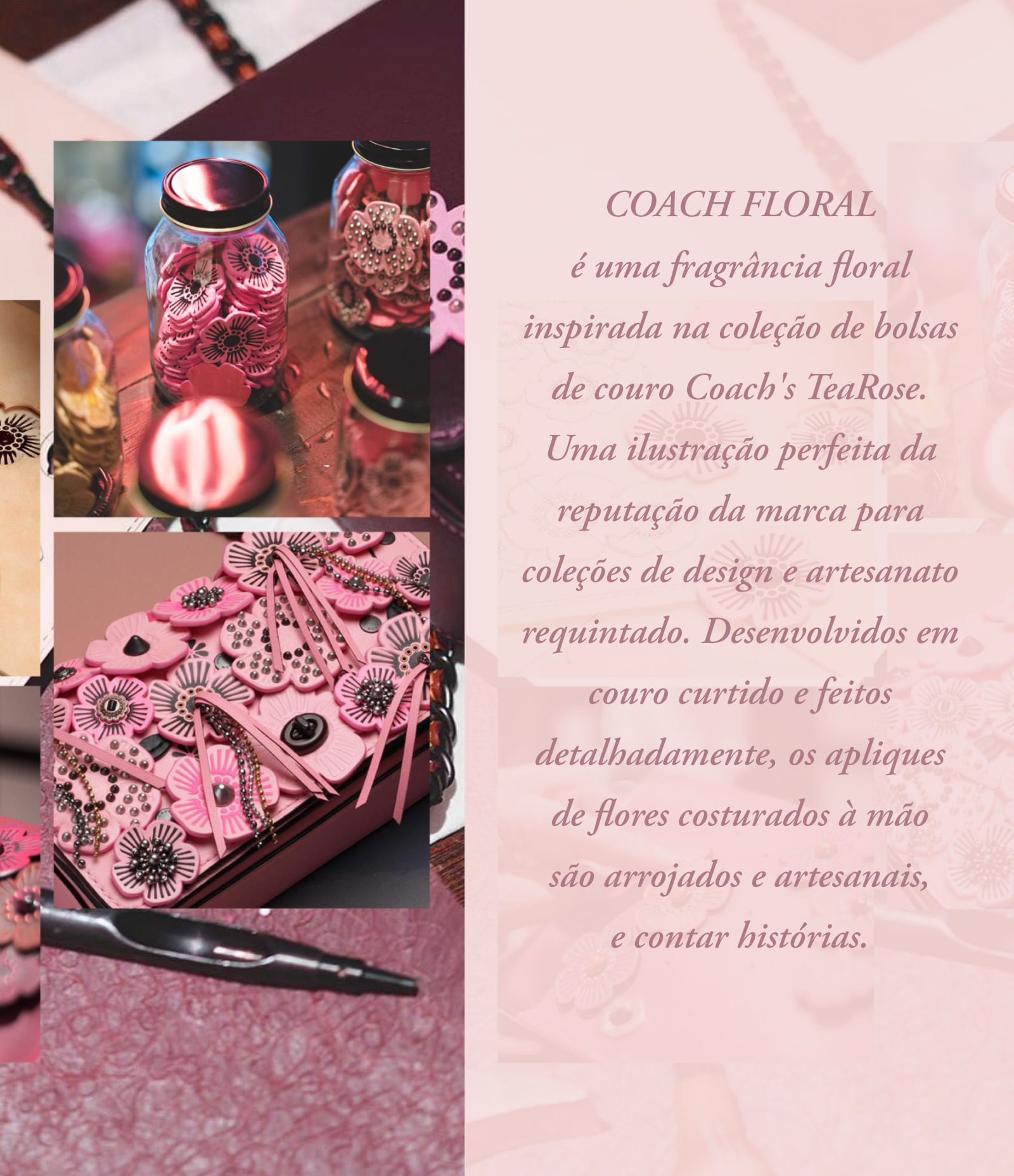 floral coach bolsa